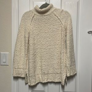 Oversized size XS Anthropologie cream knit sweater